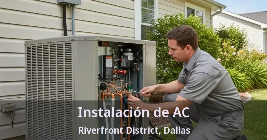 Instalación de AC Riverfront District, Dallas - TX Instalación de AC Riverfront District, Dallas - TX