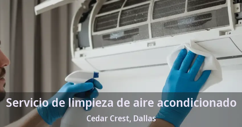 Servicio de limpieza de aire acondicionado Cedar Crest, Dallas - TX