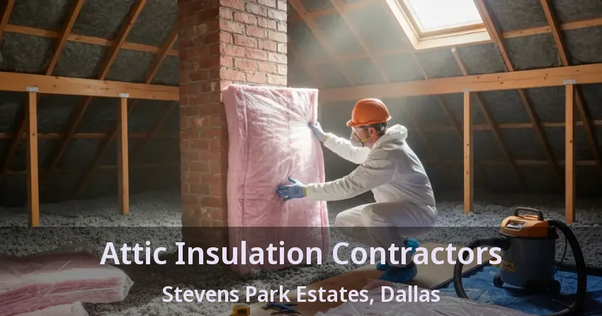 Attic Insulation Contractors Stevens Park Estates, Dallas - TX