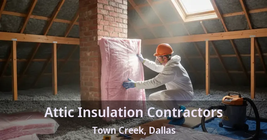 Attic Insulation Contractors Town Creek, Dallas - TX