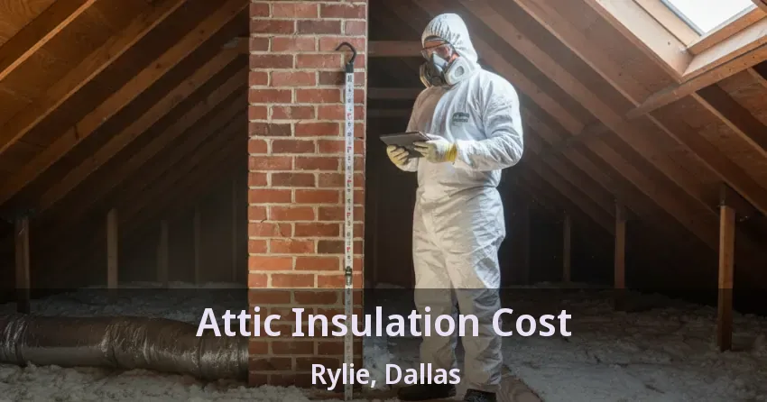 Attic Insulation Cost Rylie, Dallas - TX