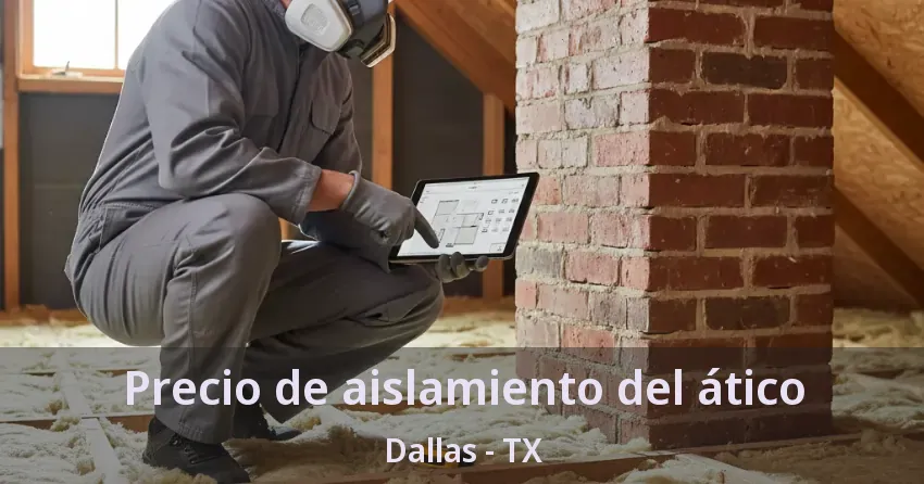 Precio de aislamiento del ático Dallas - TX