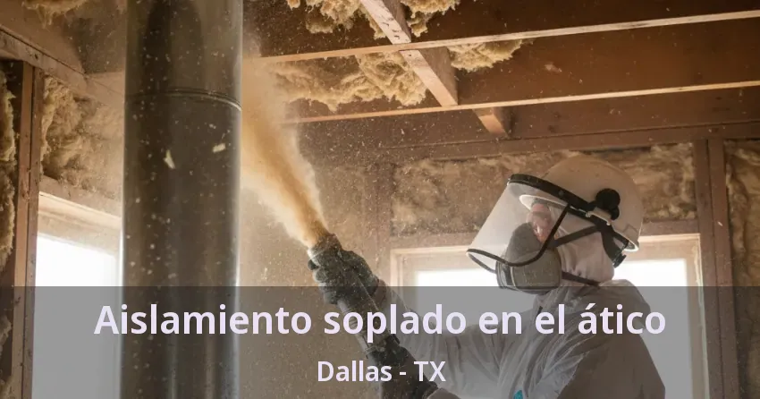 Aislamiento soplado en el ático Dallas - TX