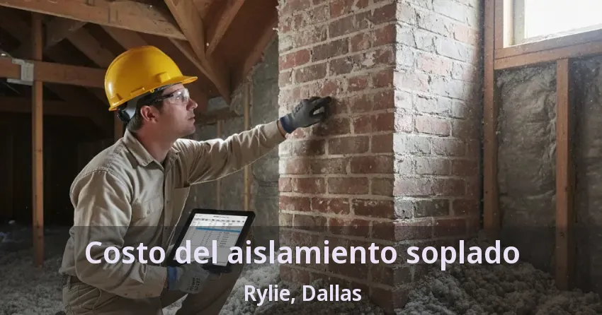 Costo del aislamiento soplado Rylie, Dallas - TX