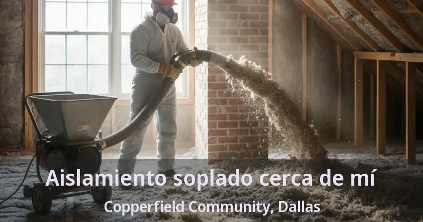 Aislamiento soplado cerca de mí Copperfield Community, Dallas - TX