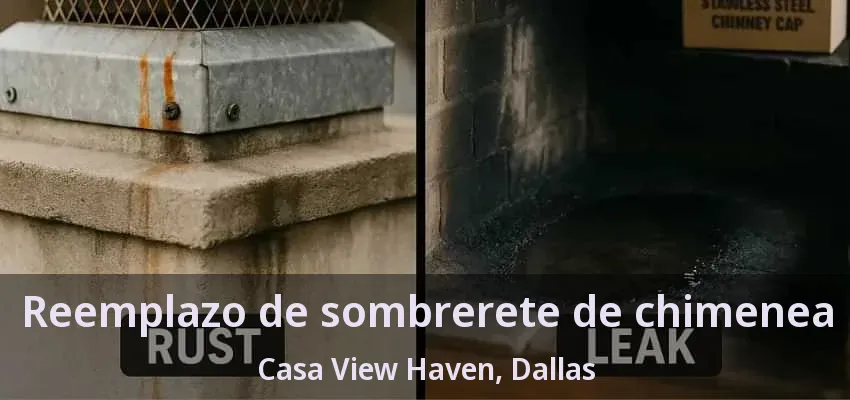 Reemplazo de sombrerete de chimenea Casa View Haven, Dallas - TX Reemplazo de sombrerete de chimenea Casa View Haven, Dallas - TX