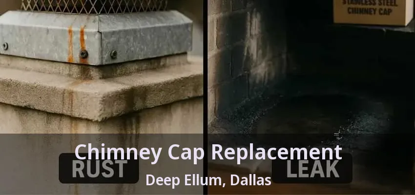 Chimney Cap Replacement Deep Ellum, Dallas - TX