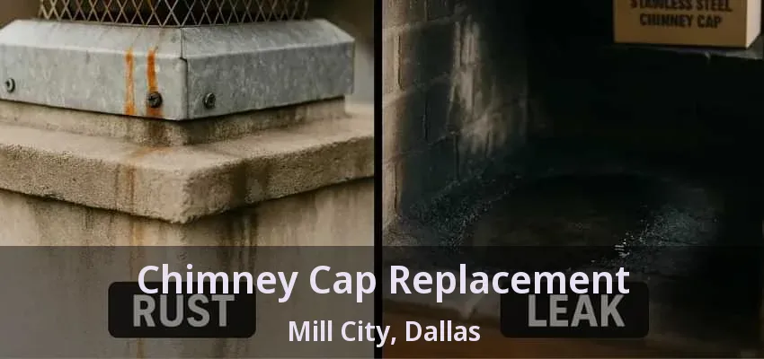 Chimney Cap Replacement Mill City, Dallas - TX
