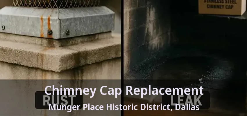 Chimney Cap Replacement Munger Place Historic District, Dallas - TX