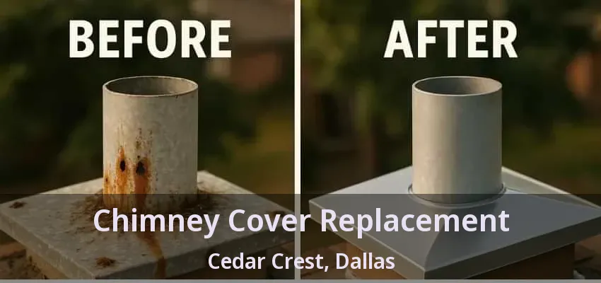 Chimney Cover Replacement Cedar Crest, Dallas - TX