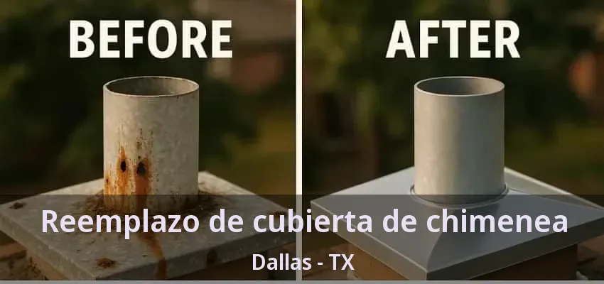 Reemplazo de cubierta de chimenea Dallas - TX