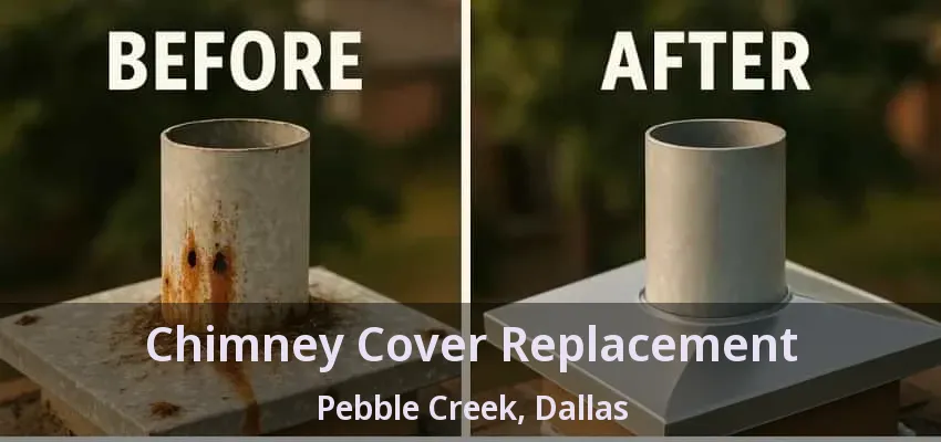 Chimney Cover Replacement Pebble Creek, Dallas - TX