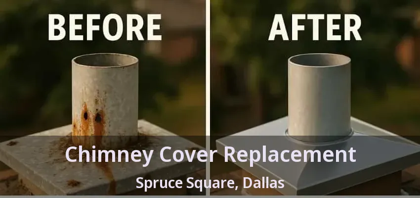 Chimney Cover Replacement Spruce Square, Dallas - TX