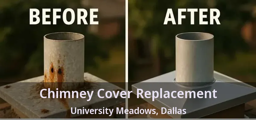 Chimney Cover Replacement University Meadows, Dallas - TX