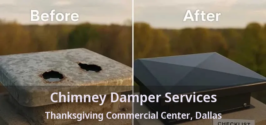 Chimney Damper Services Thanksgiving Commercial Center, Dallas - TX