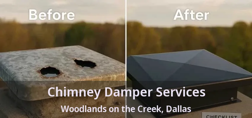 Chimney Damper Services Woodlands on the Creek, Dallas - TX