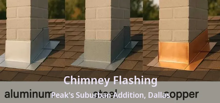 Chimney Flashing Peak's Suburban Addition, Dallas - TX