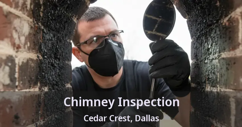 Chimney Inspection Cedar Crest, Dallas - TX