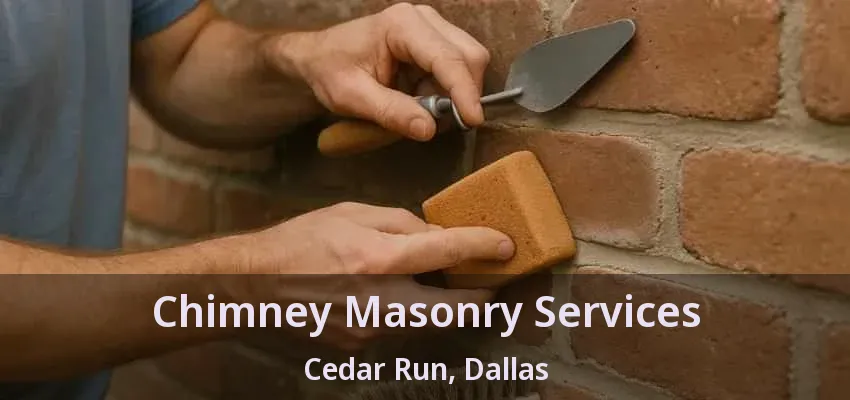 Chimney Masonry Services Cedar Run, Dallas - TX