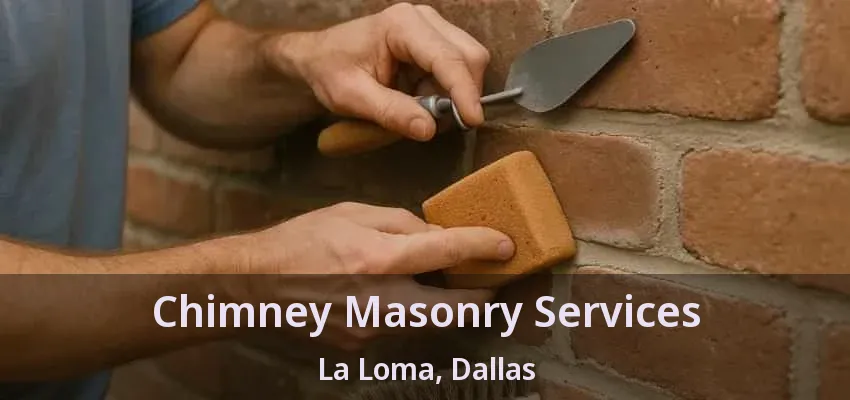 Chimney Masonry Services La Loma, Dallas - TX