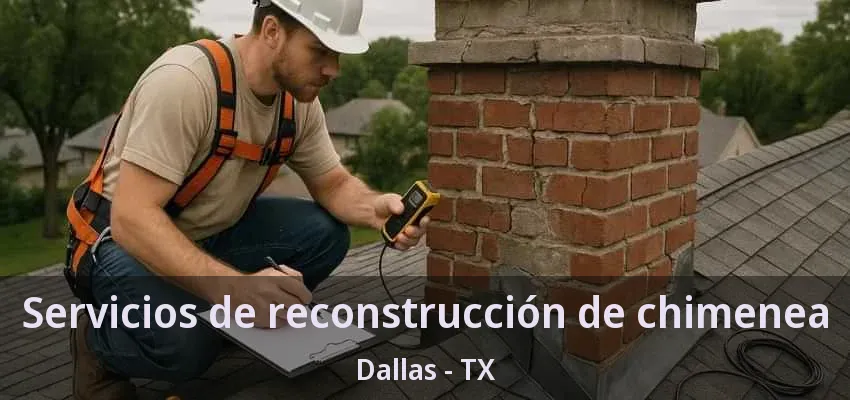 Servicios de reconstrucción de chimenea Dallas - TX