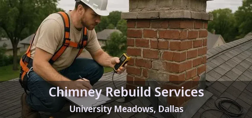 Chimney Rebuild Services University Meadows, Dallas - TX
