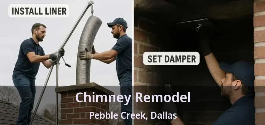 Chimney Remodel Pebble Creek, Dallas - TX