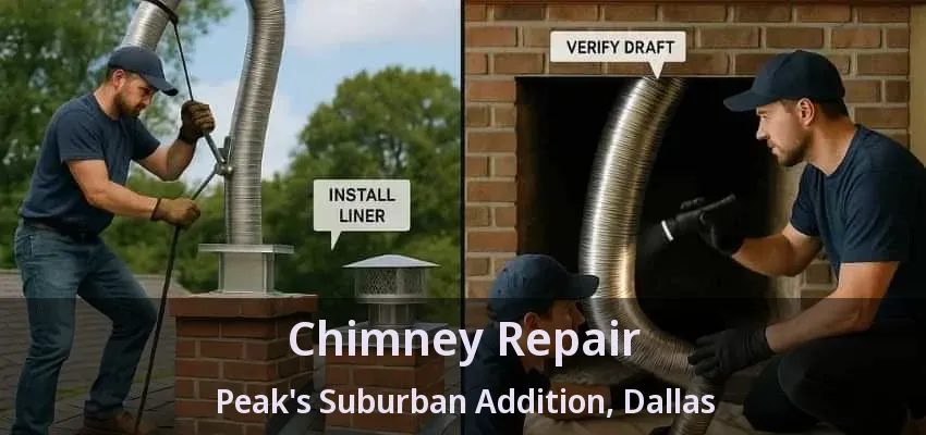 Chimney Repair Peak's Suburban Addition, Dallas - TX