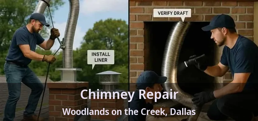 Chimney Repair Woodlands on the Creek, Dallas - TX