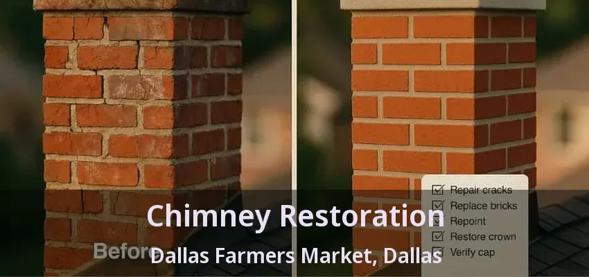 Chimney Restoration Dallas Farmers Market, Dallas - TX
