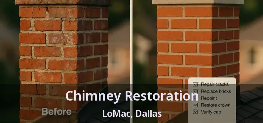 Chimney Restoration LoMac, Dallas - TX