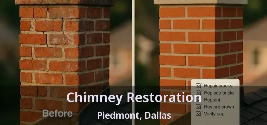 Chimney Restoration Piedmont, Dallas - TX