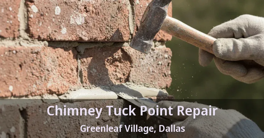 Chimney Tuck Point Repair Greenleaf Village, Dallas - TX