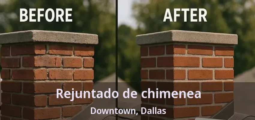 Rejuntado de chimenea Downtown, Dallas - TX