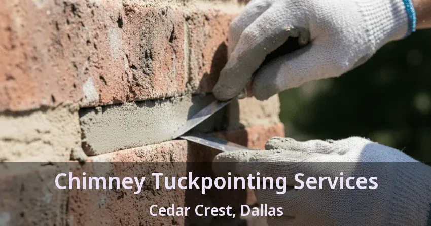 Chimney Tuckpointing Services Cedar Crest, Dallas - TX