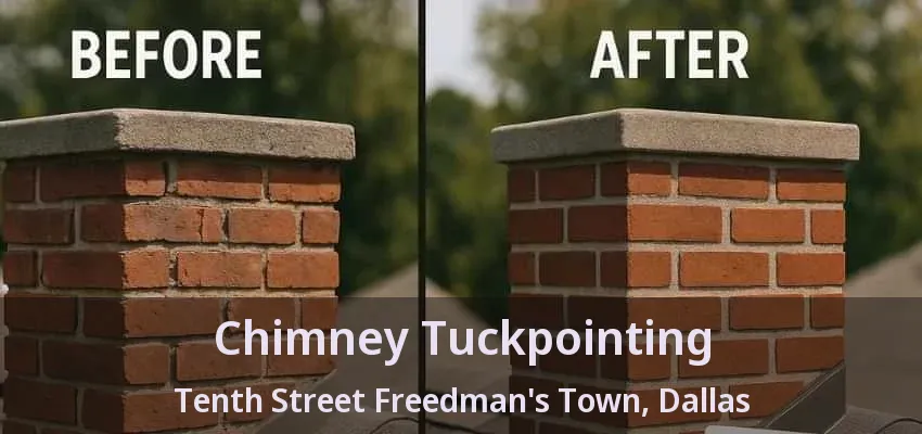Chimney Tuckpointing Tenth Street Freedman's Town, Dallas - TX
