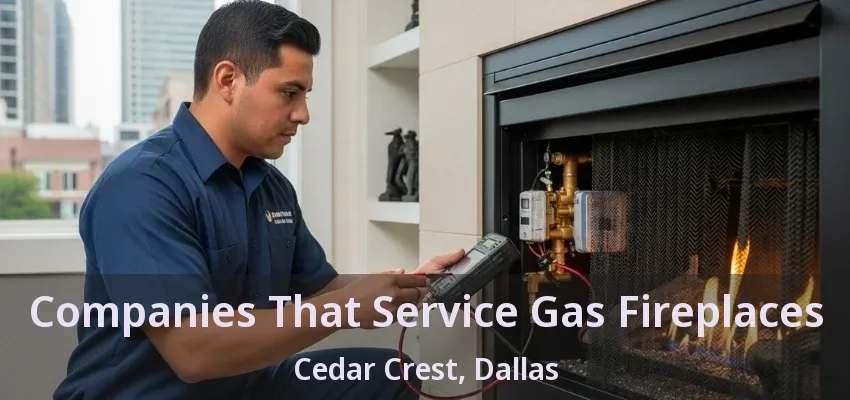 Companies That Service Gas Fireplaces Cedar Crest, Dallas - TX