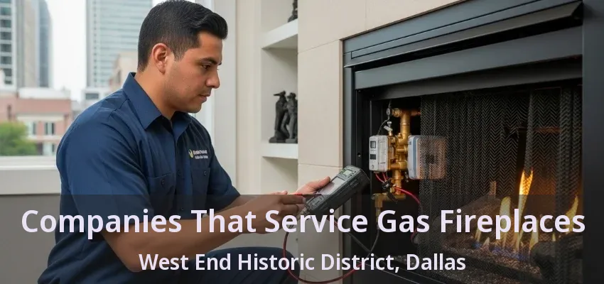 Companies That Service Gas Fireplaces West End Historic District, Dallas - TX