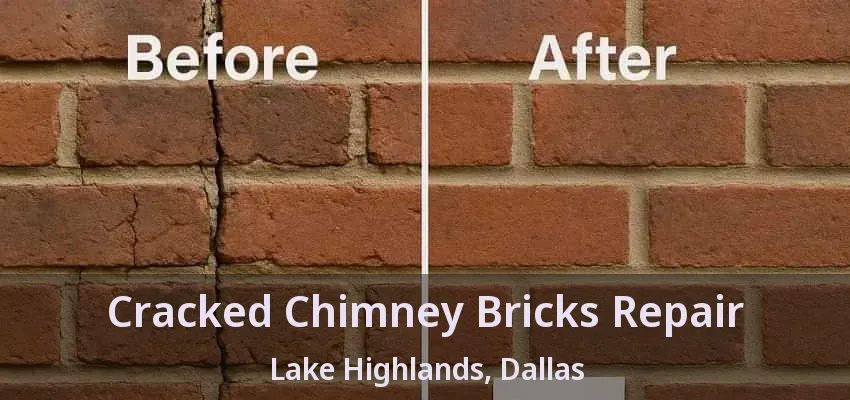 Cracked Chimney Bricks Repair Lake Highlands, Dallas - TX