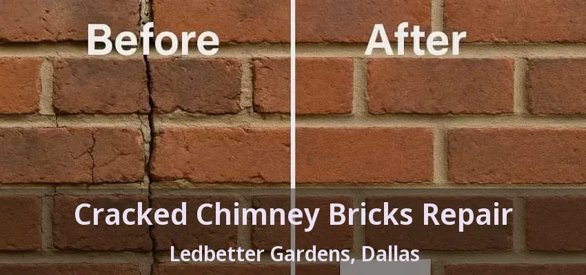 Cracked Chimney Bricks Repair Ledbetter Gardens, Dallas - TX