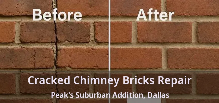 Cracked Chimney Bricks Repair Peak's Suburban Addition, Dallas - TX
