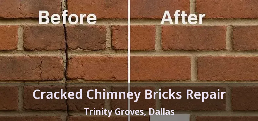 Cracked Chimney Bricks Repair Trinity Groves, Dallas - TX