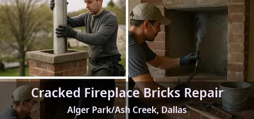 Cracked Fireplace Bricks Repair Alger Park/Ash Creek, Dallas - TX