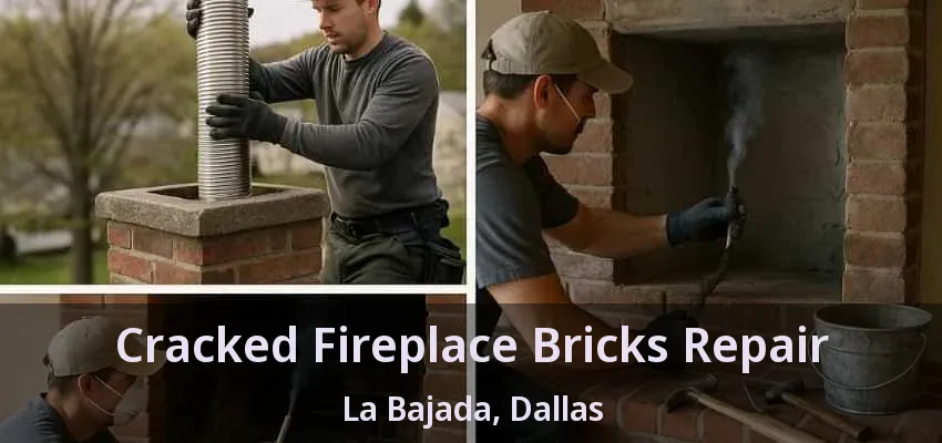 Cracked Fireplace Bricks Repair La Bajada, Dallas - TX