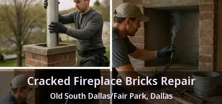 Cracked Fireplace Bricks Repair Old South Dallas/Fair Park, Dallas - TX