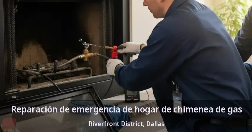 Reparación de emergencia de hogar de chimenea de gas Riverfront District, Dallas - TX