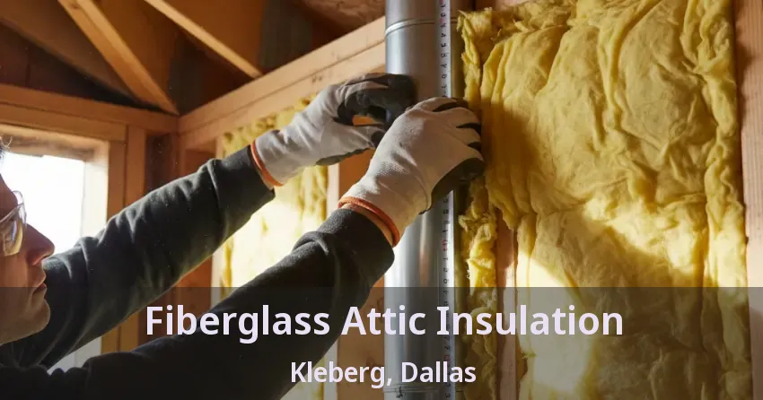 Fiberglass Attic Insulation Kleberg, Dallas - TX