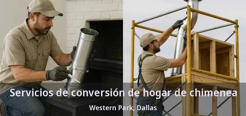 Servicios de conversión de hogar de chimenea Western Park, Dallas - TX Servicios de conversión de hogar de chimenea Western Park, Dallas - TX