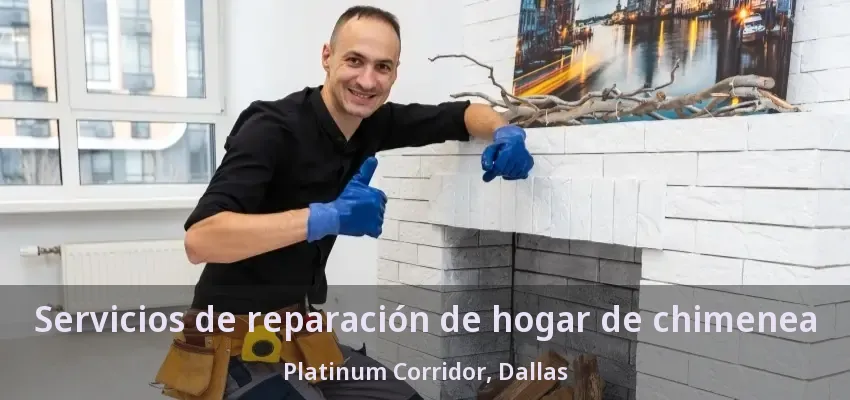 Servicios de reparación de hogar de chimenea Platinum Corridor, Dallas - TX
