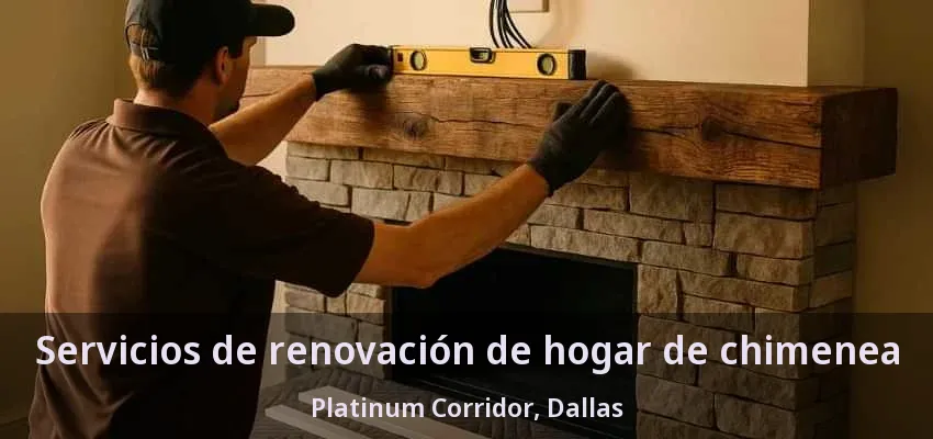 Servicios de renovación de hogar de chimenea Platinum Corridor, Dallas - TX